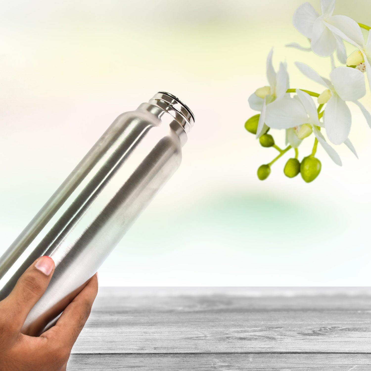 Stainless Steel Double Wall Vacuum-insulated Drink Water Bottle (1000 Ml) Stainless Steel Double Wall Vacuum-insulated Drink Water Bottle (1000 Ml)